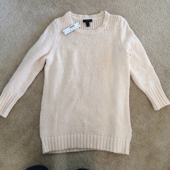 Small cream JCREW sweater NWT