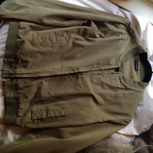 brandy Melville light green bomber jacket