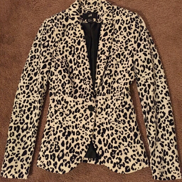 Lepard blazer H&M
