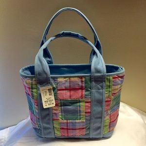 Madras Plaid Tote Bag