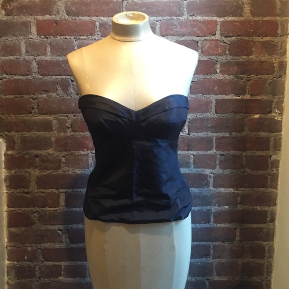 Black bustier top