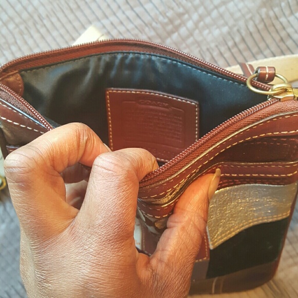 Patchwork Authentic Coach shoulder bag "SOLD" - Picture 2 of 2