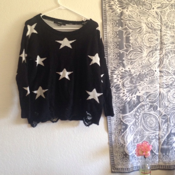 Wildfox Inspired Star Print Sweater
