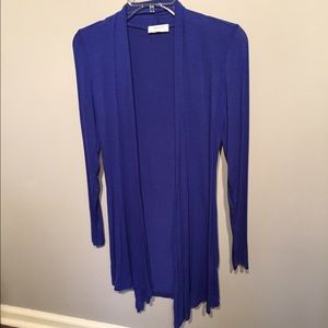 Long sleeve blue cardigan!