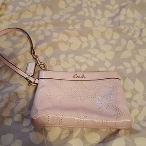 Coach lilac wristlet