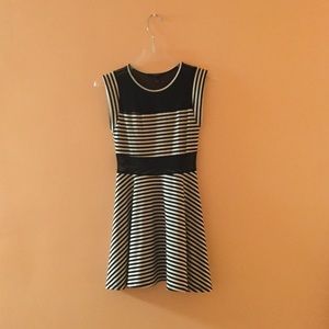 Striped Forever 21 Skater Dress