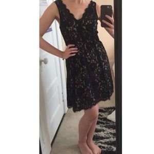 LOFT black lace dress