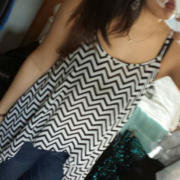 Open back tank top