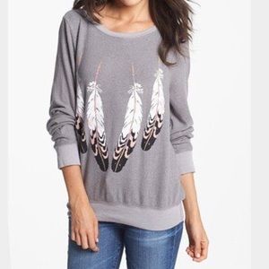 Wildfox feather sweater