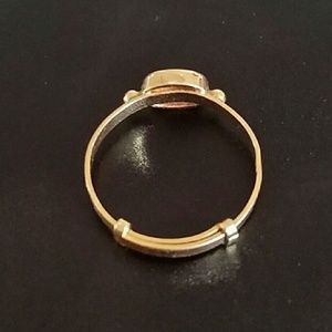 Engravable Gold Ring for Girls