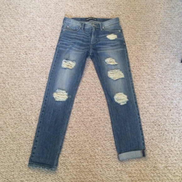 New Express Boyfriend Jeans with Tag