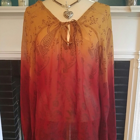 Sheer ombre tunic - Picture 2 of 3