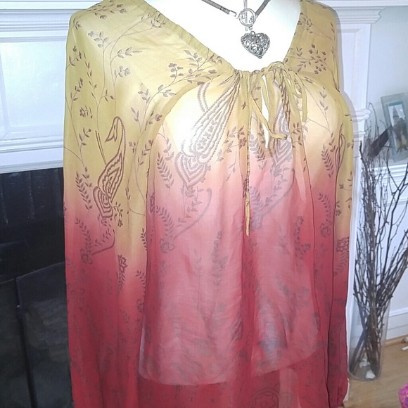 Sheer ombre tunic - Picture 3 of 3