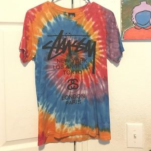 Stüssy tie dye tee