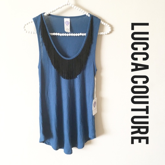 NWT Lucca Couture {Urban Outfitters} Fringe Tank