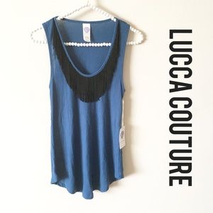 NWT Lucca Couture {Urban Outfitters} Fringe Tank