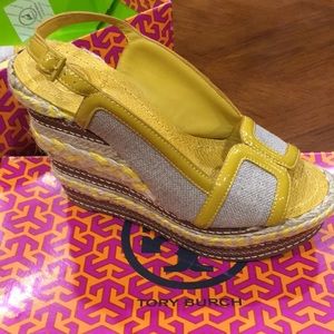 Tory Burch Wide Wedge Sandal NEW