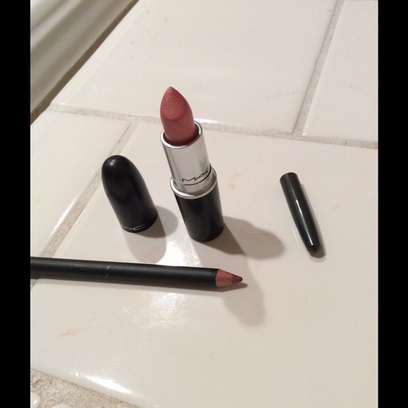 Mac lip stick and lip pencil