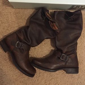 Frye Veronica Slouch Tall boot. With extended calf