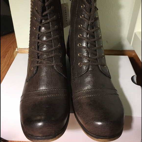 38 forever 21 shoes brown boots with gold studdings from cesca s closet on poshmark 38 forever 21 shoes brown boots with gold studdings from cesca s closet on poshmark