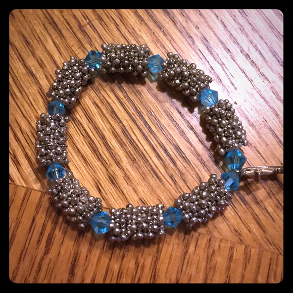 Blue moon charm bracelet