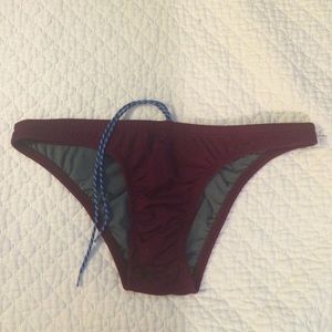 Cabernet Front Tie Sport Bikini Bottom