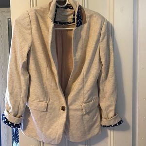 Anthropologie Cotton Blazer