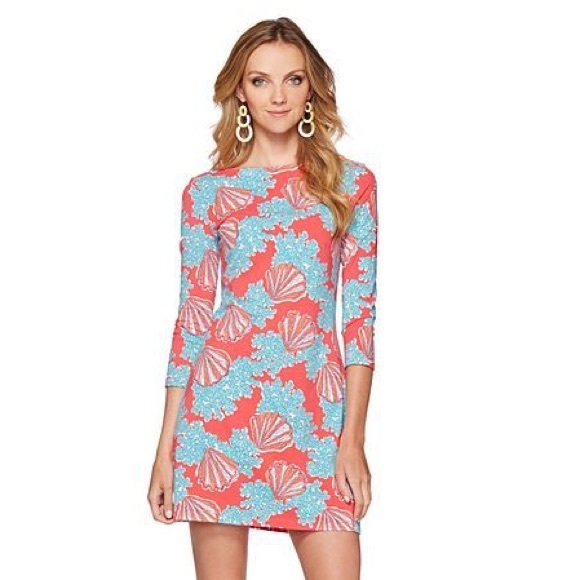 Lilly Pulitzer coral dress