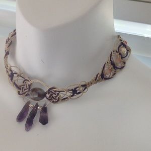 Beautiful handmade choker necklace