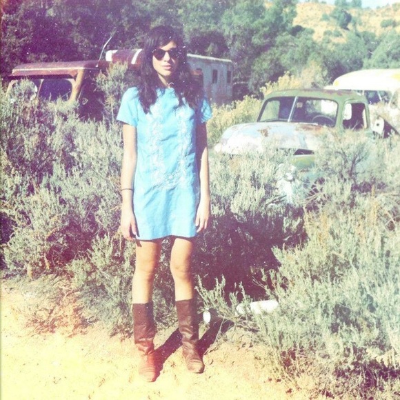 Vintage Dresses & Skirts - Vintage Embroidered Mini Dress