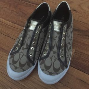 Coach Laceless Tennis Shoes