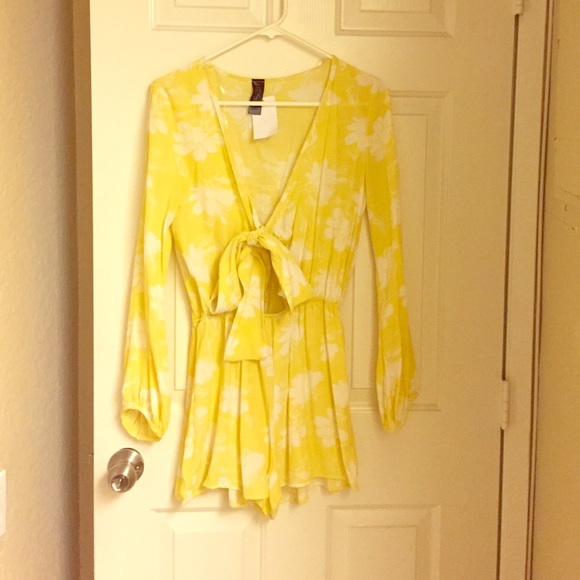 Yellow ooberswank romper
