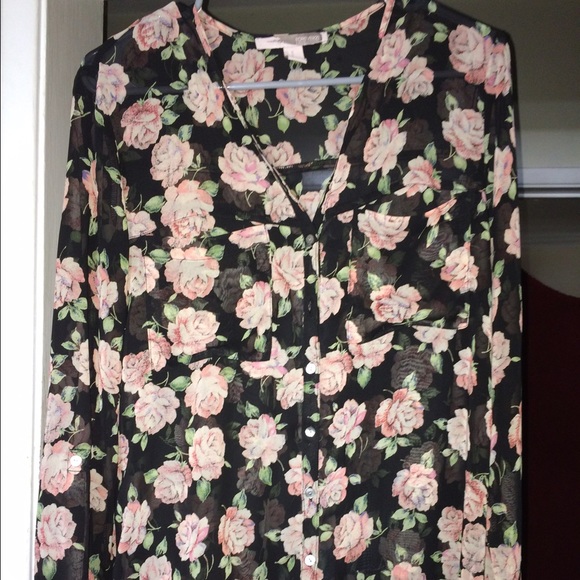 Floral forever 21 blouse - Picture 1 of 2
