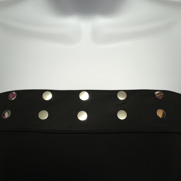 Women's black stretch tube top - Picture 2 of 2