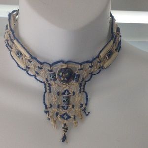 Native American inspired handmade choker