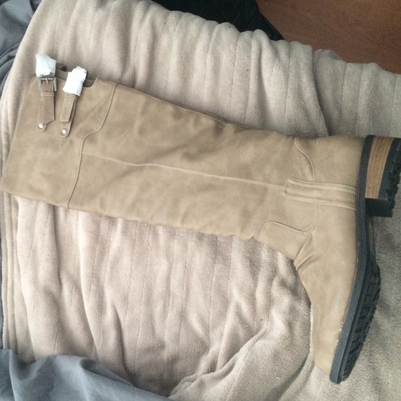 Over the knee riding boots