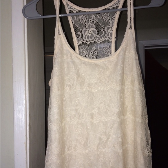 Abercrombie and Fitch lace tank top - Picture 1 of 1