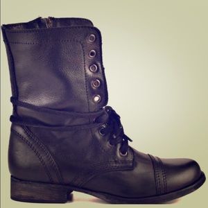 Nine West combat boot.