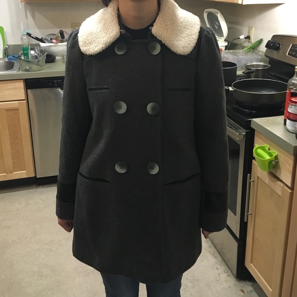 Wool coat with sleeves - Picture 1 of 4