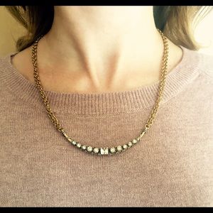 Signed Marjorie Baer Mixed Metal Necklace.