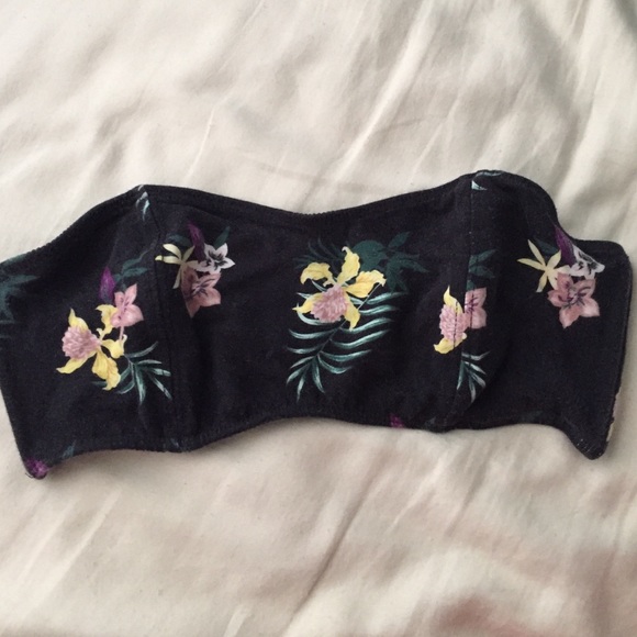 🌺 Cute tropical black bandeau 🌺