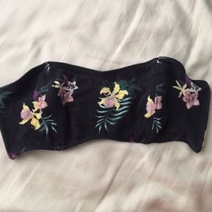 🌺 Cute tropical black bandeau 🌺