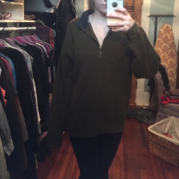 Men's Orvis quarter zip