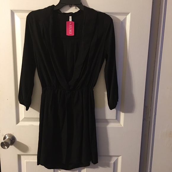 Low V Cut Dress