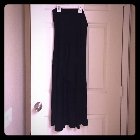 Black maxi skirt