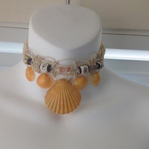 Fantastic handmade choker. Real shells!