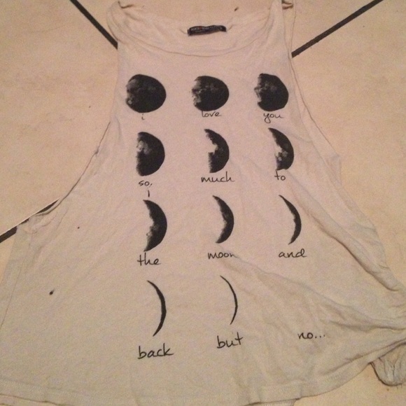 Moon phases tank top