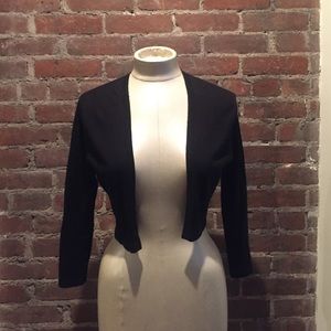 Black cashmere bolero