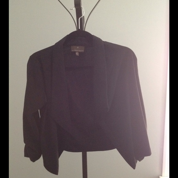 Cotton cropped blazer - Picture 1 of 2