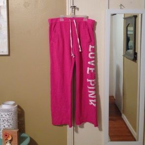 Victoria's Secret PINK pink Sweat pants